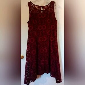 Bethany Lacey Crochet Sleeveless Dress Sz. Large‎